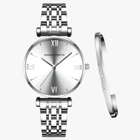 Stylish Ladies Titanium Watch - Adeline-Silver-State of Style