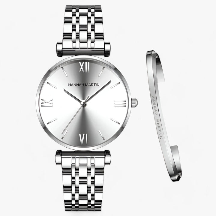 Stylish Ladies Titanium Watch - Adeline-Silver-State of Style