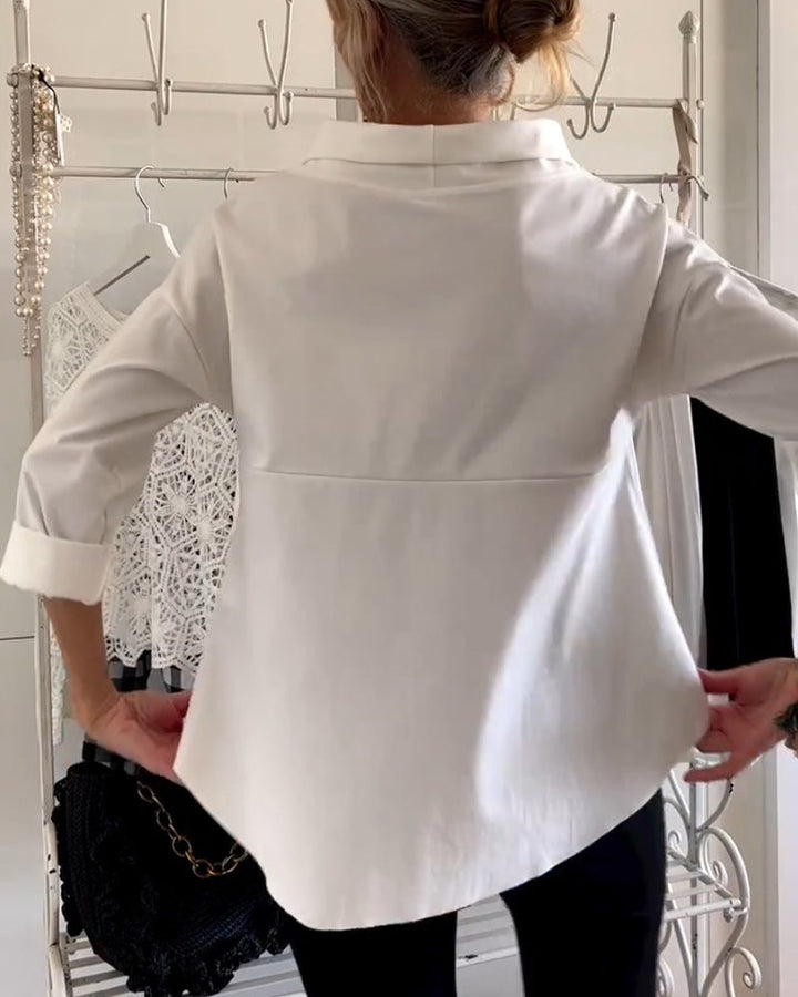 Stylish Ladies Top - Livia-White-S-State of Style
