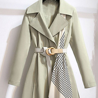 Stylish Ladies Trench Coat with Belt - Noa-Black-XS-State of Style