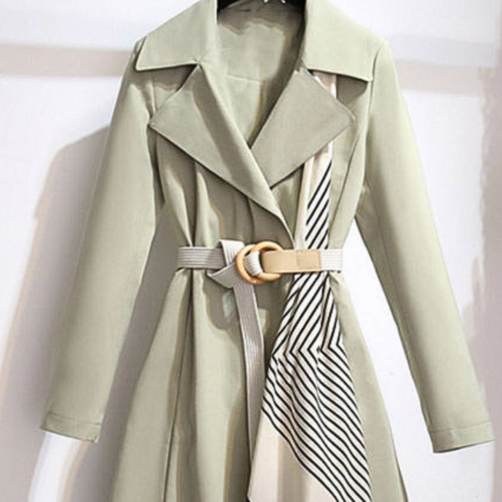 Stylish Ladies Trench Coat with Belt - Noa-Black-XS-State of Style