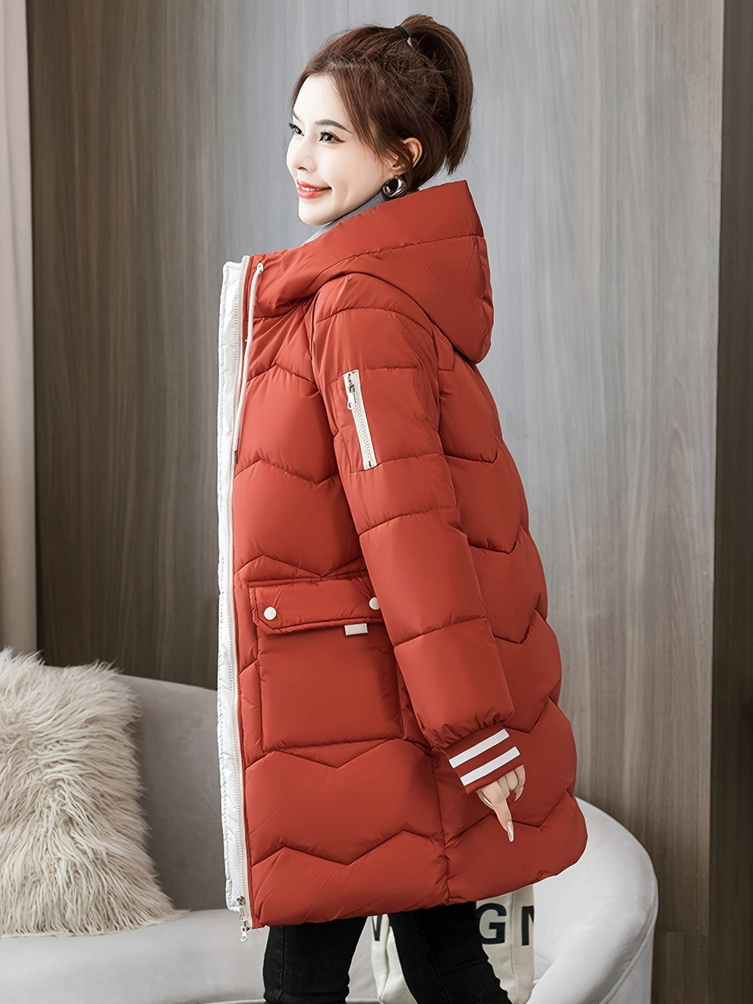 Stylish Ladies Winter Coat - Sophie-Black-S-State of Style