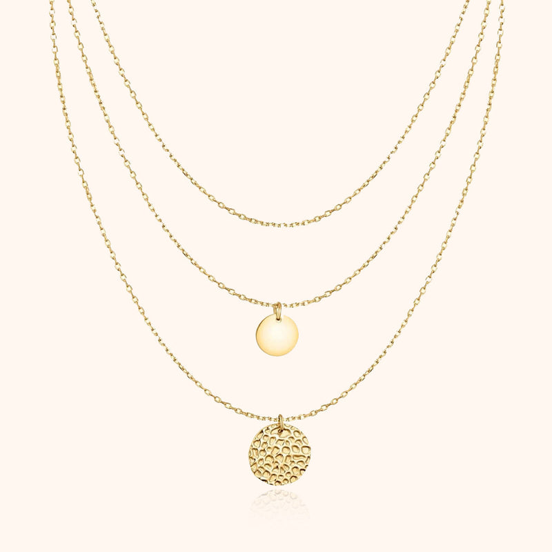 Stylish Layered Necklace – Aurora-Gold-State of Style