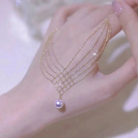 Stylish Layered Pearl Necklace-State of Style