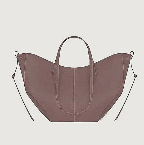 Stylish Leather Handbag - Adeline-Lilac Purple-State of Style
