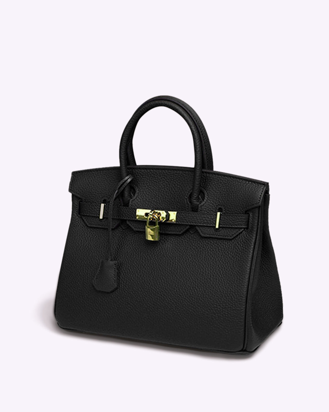 Stylish Leather Handbag - Liana-Black-M-State of Style