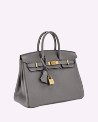 Stylish Leather Handbag - Liana-Grey-M-State of Style