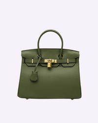 Stylish Leather Handbag - Liana-Grey-M-State of Style