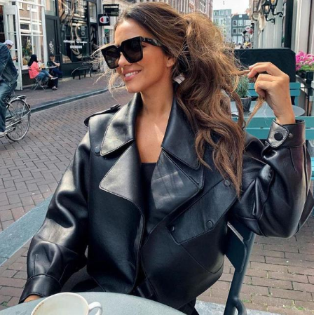 Stylish Leather Jacket for Women | Comfortable & Trendy-Black-S-State of Style