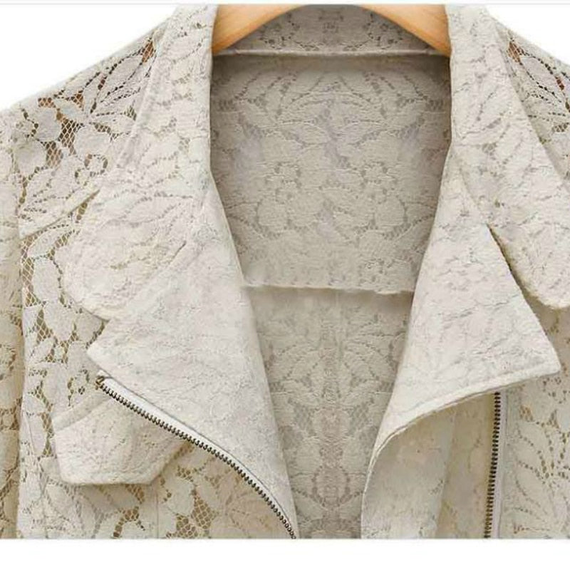Stylish Leather Jacket for Women | Natalia's Pick-White-S-State of Style