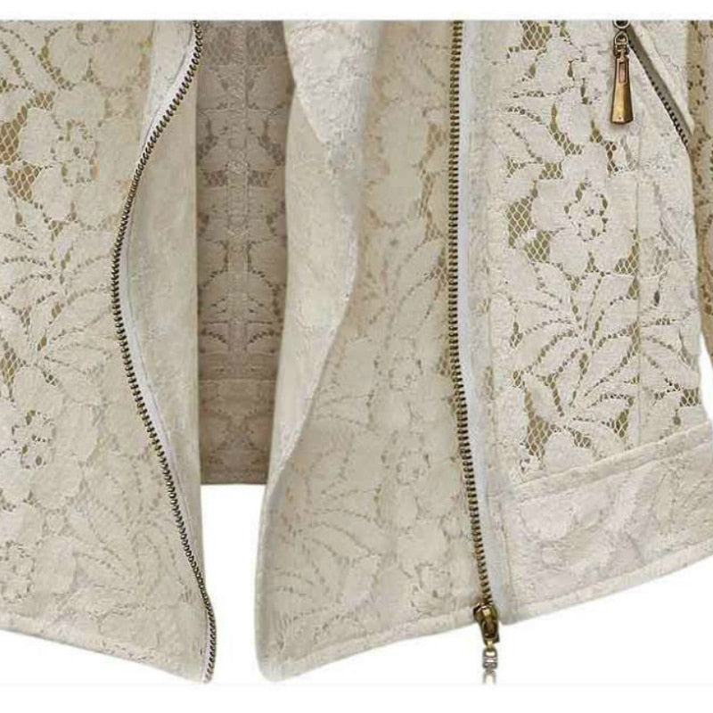 Stylish Leather Jacket for Women | Natalia's Pick-White-S-State of Style