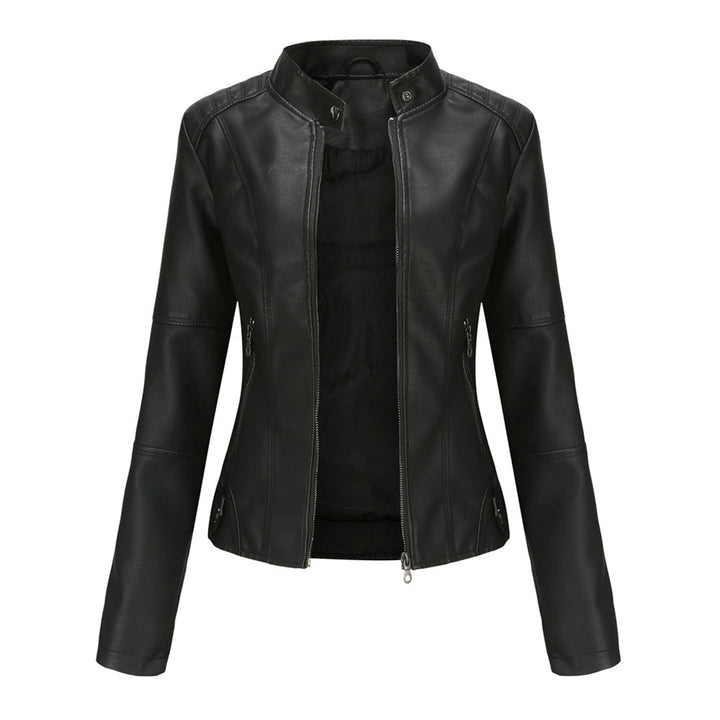 Stylish Leather Ladies' Jacket - Romy-Black-XS-State of Style