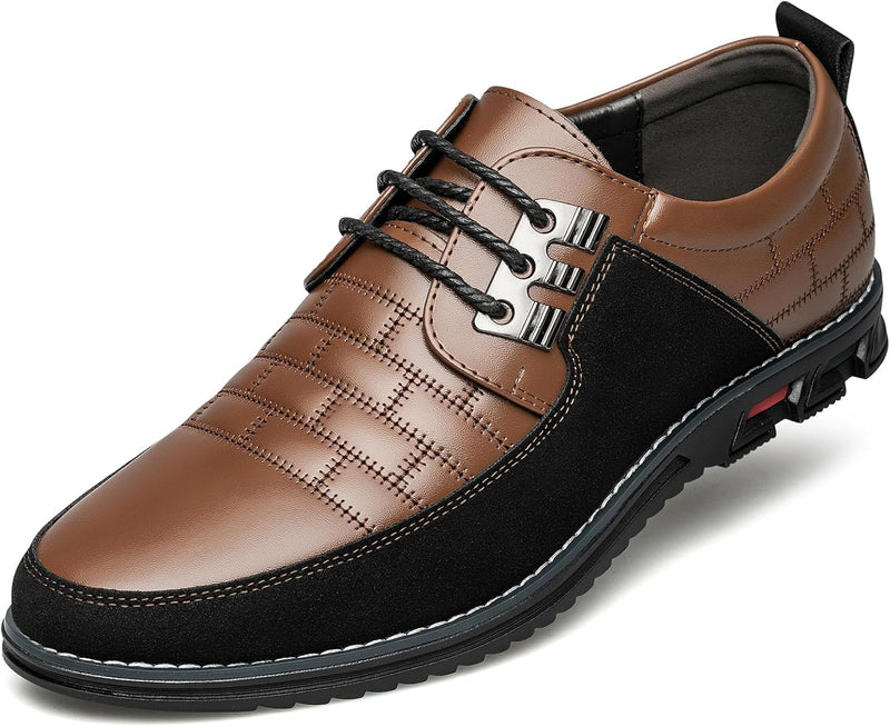 Stylish Leather Men's Shoes - James-Black-6.5-State of Style