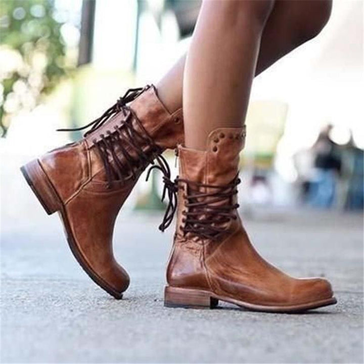 Stylish Leather Women's Shoes - Sophie-Brown-5-State of Style