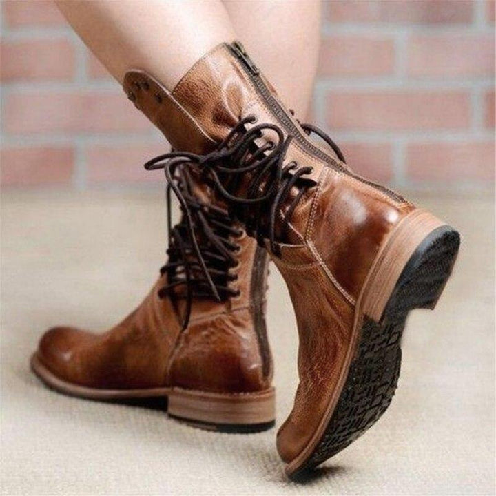 Stylish Leather Women's Shoes - Sophie-Brown-5-State of Style