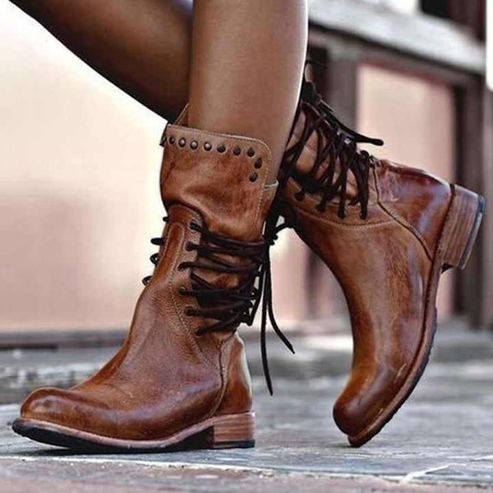 Stylish Leather Women's Shoes - Sophie-Brown-5-State of Style