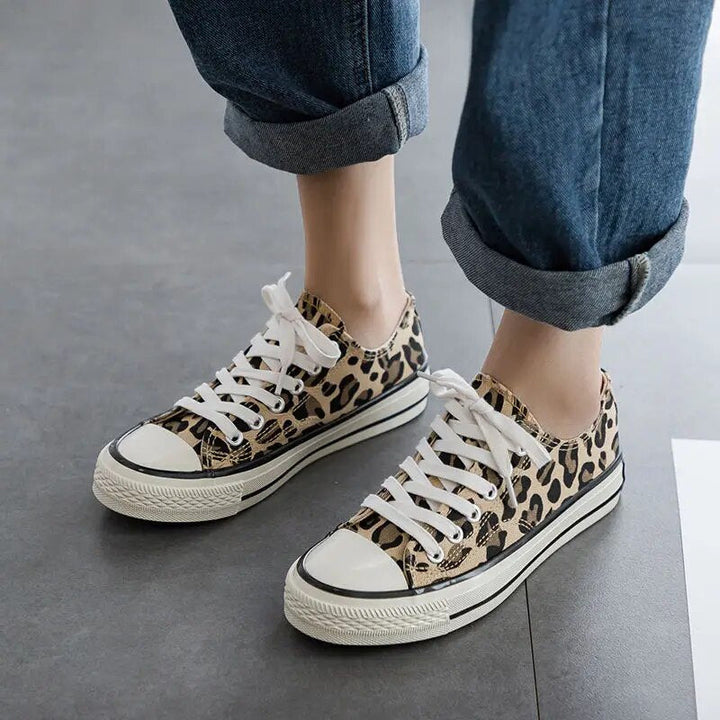Stylish leopard print women's sneakers – Savannah-3-State of Style