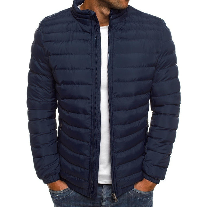 Stylish Light Winter Jacket for Men - Nolan-Black-S-State of Style