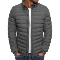 Stylish Light Winter Jacket for Men - Nolan-Grey-S-State of Style