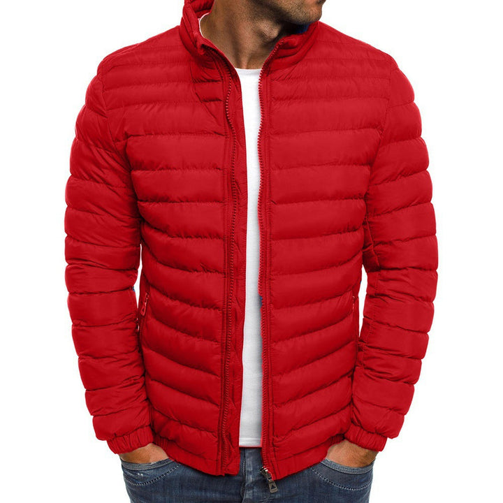 Stylish Light Winter Jacket for Men - Nolan-Red-S-State of Style