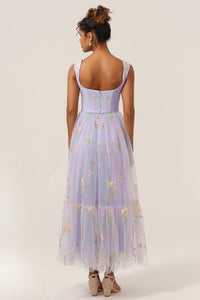Stylish Long A-Line Ball Gown with Embroidery - Anna-Green-S-State of Style
