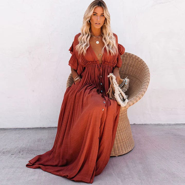 Stylish Long Beach Dress - Sophia-XS-State of Style