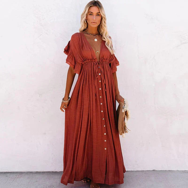 Stylish Long Beach Dress - Sophia-XS-State of Style