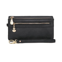 Stylish Long Envelope Clutch – Elegant & Organised Wallet-Black-State of Style