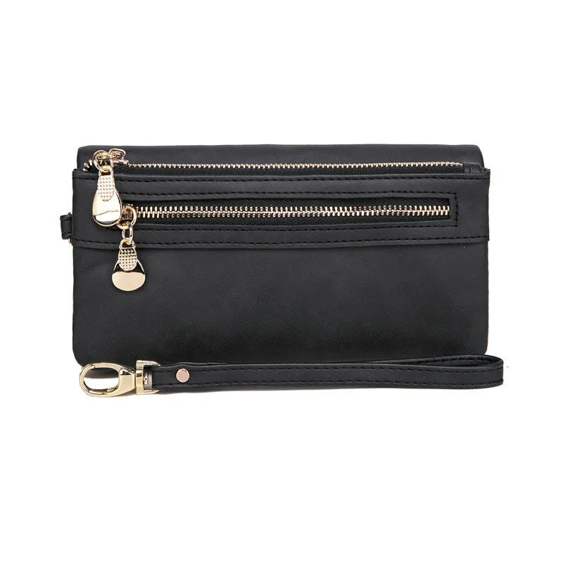 Stylish Long Envelope Clutch – Elegant & Organised Wallet-Black-State of Style