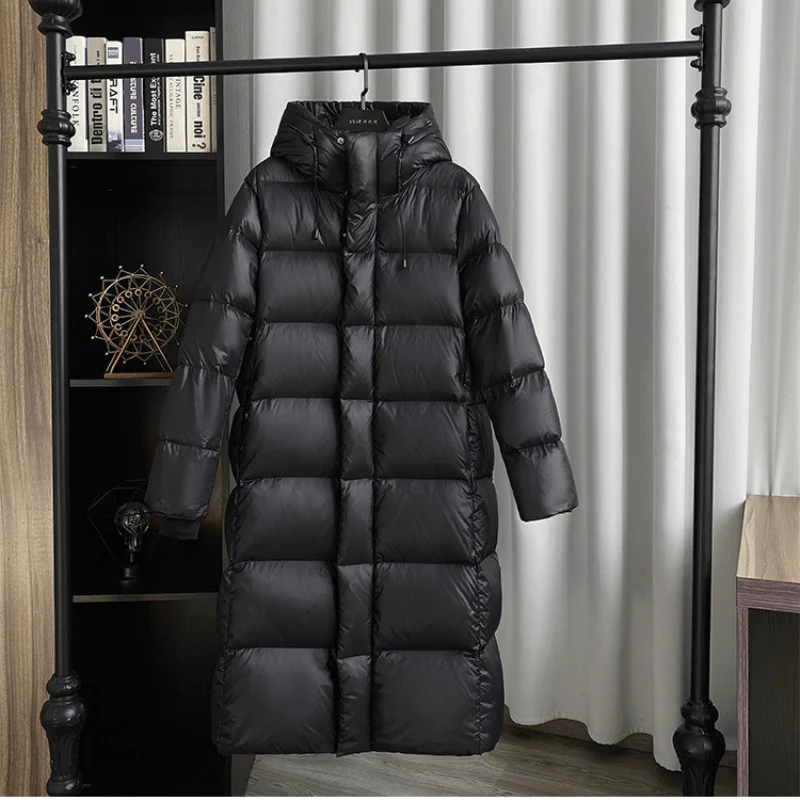 Stylish Long Quilted Winter Coat for Women - Mila-Black-S-State of Style