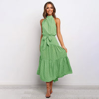 Stylish Long Summer Dress - Lucienne-Green-S-State of Style
