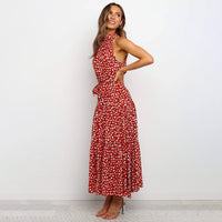 Stylish Long Summer Dress - Lucienne-Yellow-S-State of Style