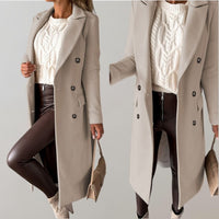 Stylish Long Winter Coat for Women - Elara-Pink-S-State of Style