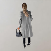 Stylish Long Winter Coat for Women - Elara-Pink-S-State of Style