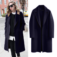 Stylish Long Women's Coat - Sophia-Black-M-State of Style