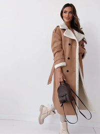 Stylish Long Women's Winter Coat - Seraphina-Black-S-State of Style