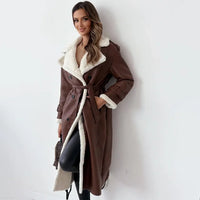 Stylish Long Women's Winter Coat - Seraphina-Brown-S-State of Style