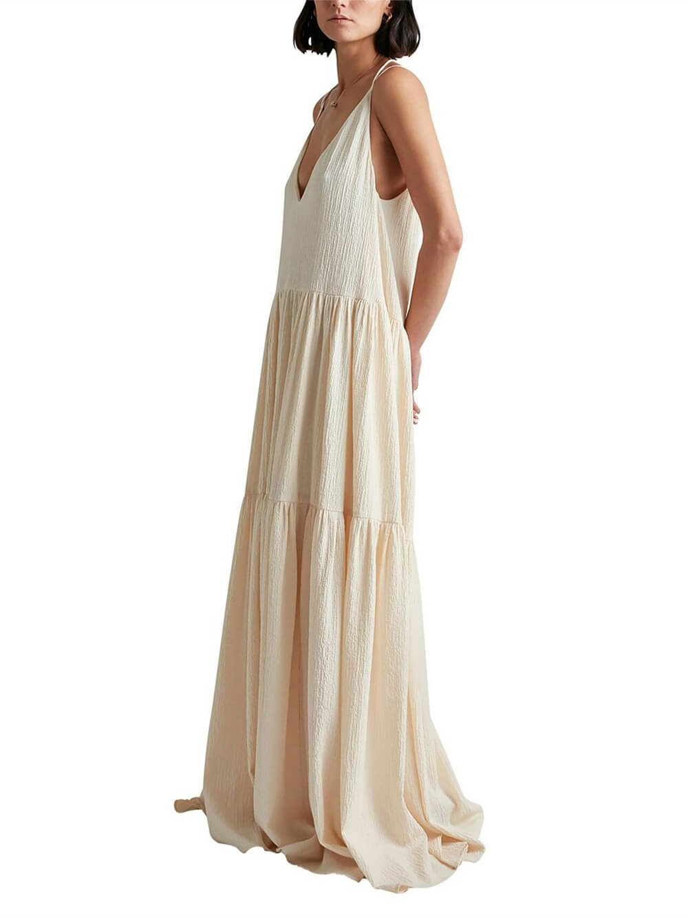 Stylish maxi dress with a flowy cut – Liana-S-State of Style