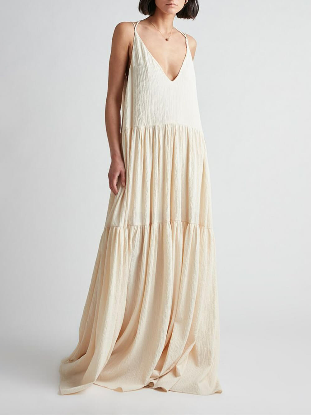 Stylish maxi dress with a flowy cut – Liana-S-State of Style