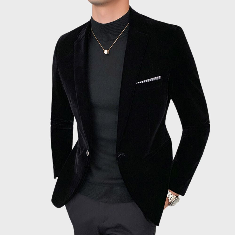 Stylish Men's Blazer - Hugo-Black-M-State of Style