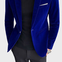 Stylish Men's Blazer - Hugo-Burgundy-M-State of Style