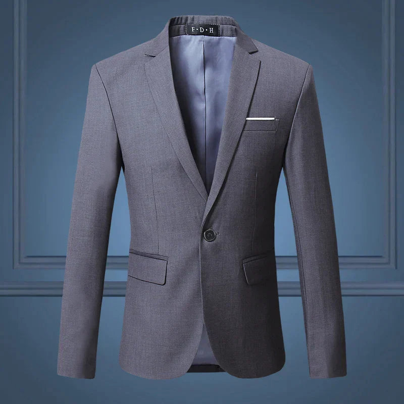 Stylish Men's Blazer - Victor-S-Grey-State of Style