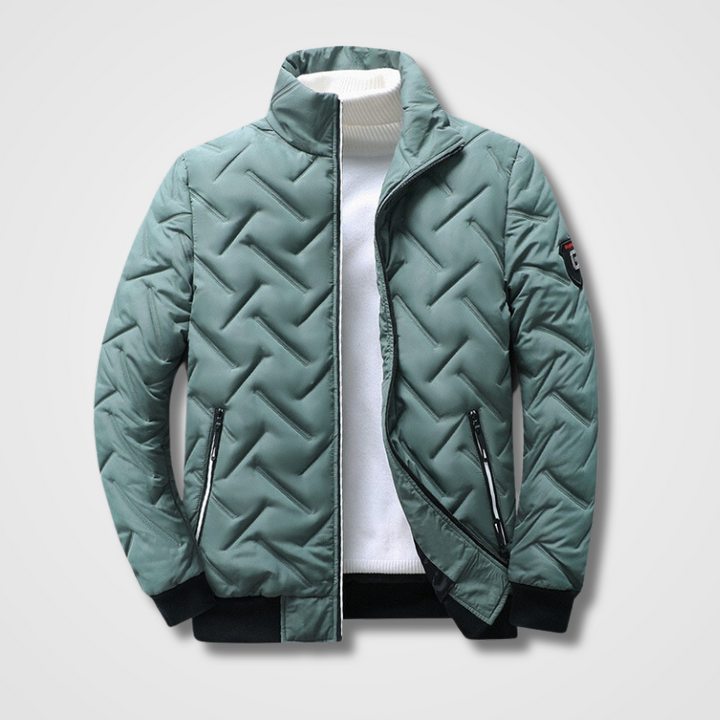 Stylish Men's Bomber Jacket - Atlas-Green-L-State of Style