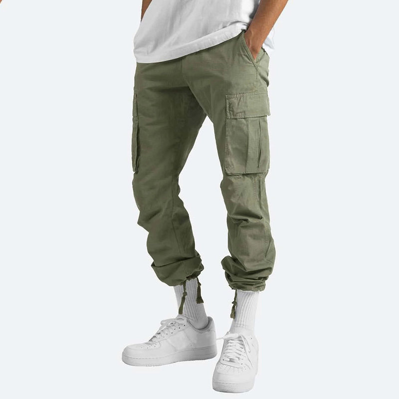 Stylish Men's Cargo Trousers - Mason-Black-S-State of Style