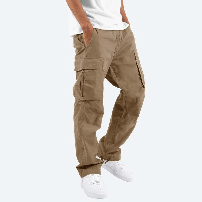 Stylish Men's Cargo Trousers - Mason-Khaki-S-State of Style