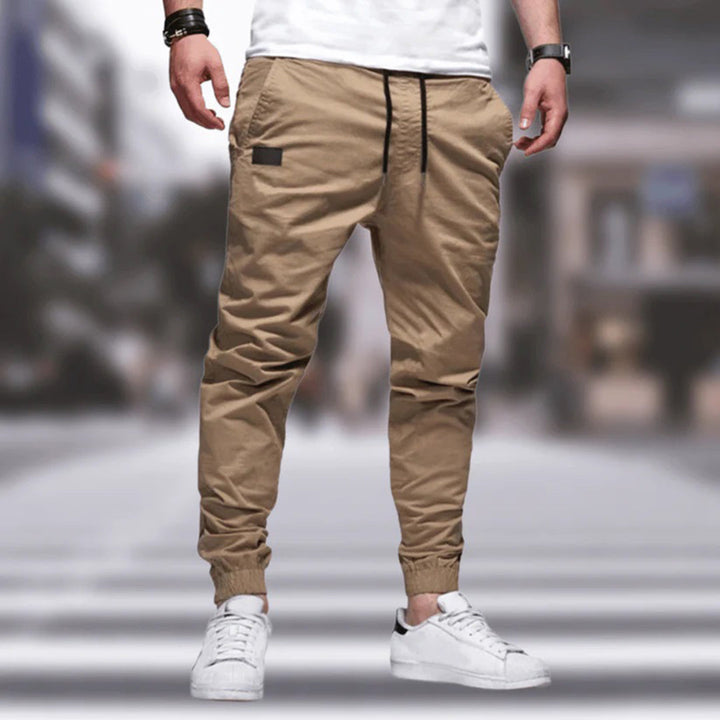 Stylish Men's Cargo Trousers - Ragnar-Beige-M-State of Style