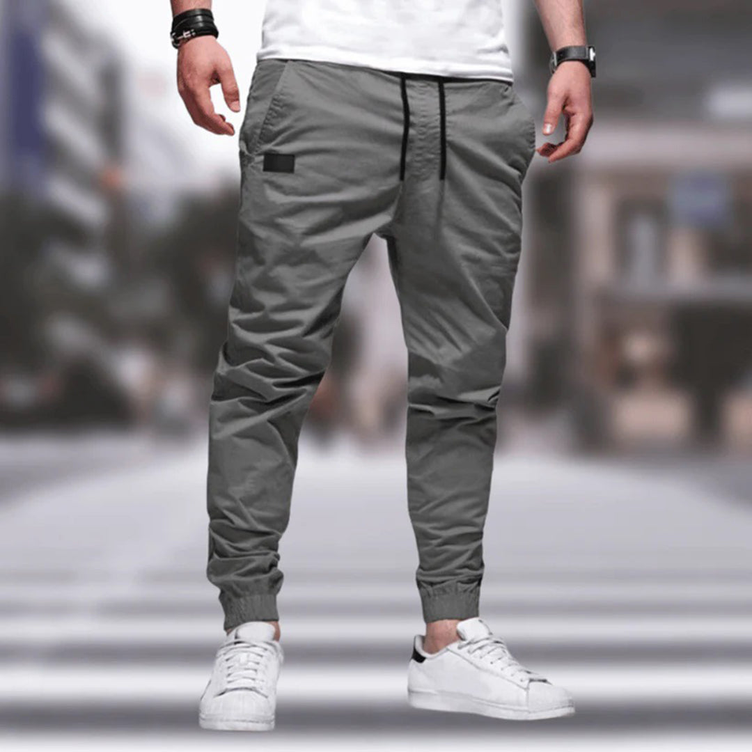 Stylish Men's Cargo Trousers - Ragnar-Grey-M-State of Style