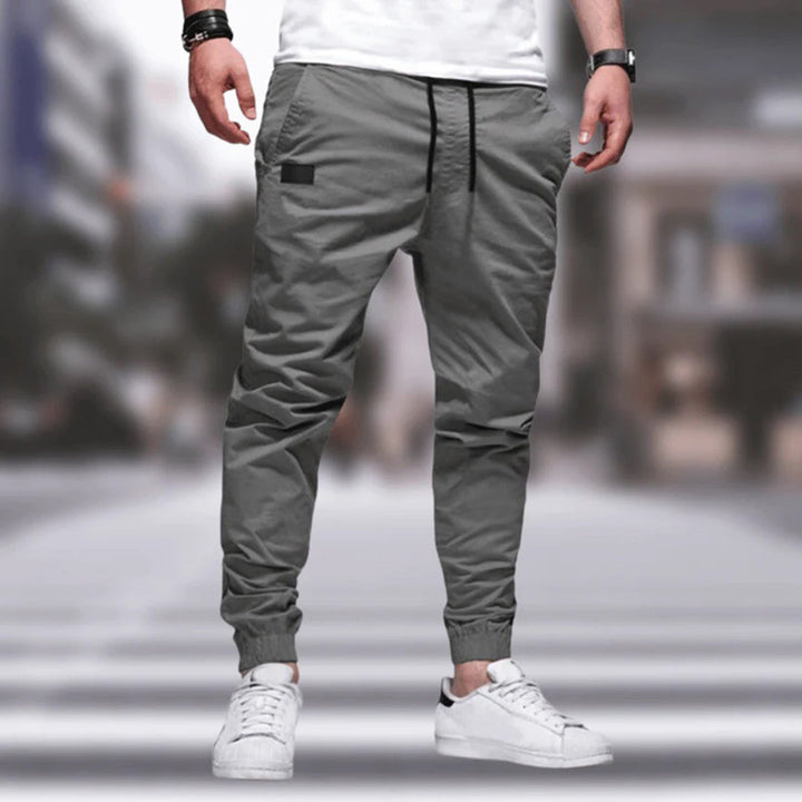 Stylish Men's Cargo Trousers - Ragnar-Grey-M-State of Style