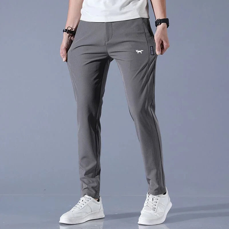 Stylish Men's Golf Trousers - FairwayFlex-Dark Grey-28-State of Style