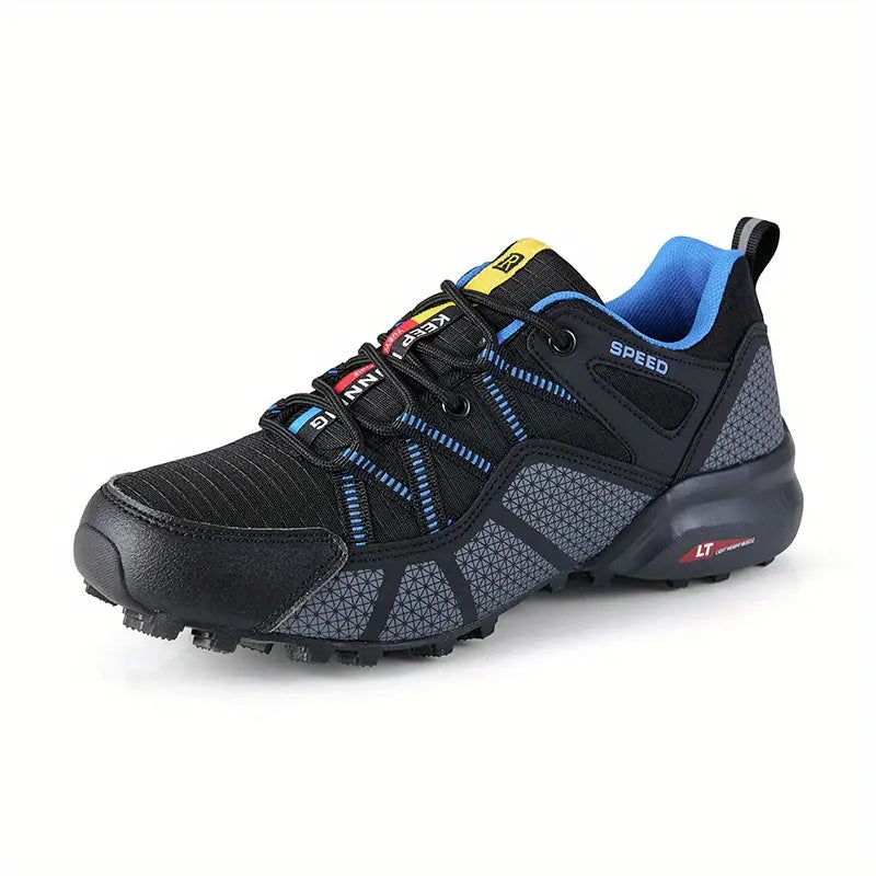 Stylish Men's Hiking Boots - AlpineAce-Blue-7-State of Style